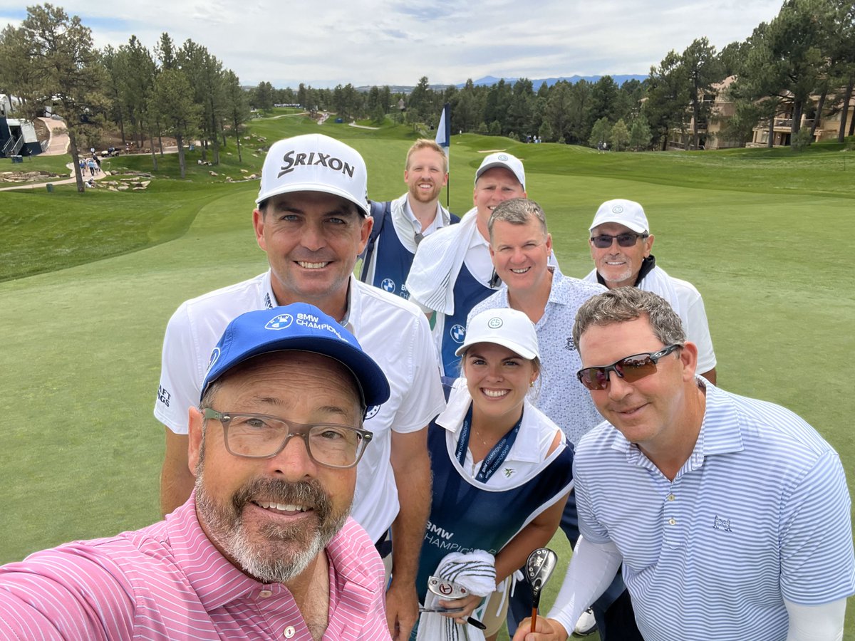 JoePutnik's tweet photo. From 50th to 1st. Never in doubt. 

Congrats @Keegan_Bradley on winning the @BMWchamps! 

And thanks to everyone at Castle Pines, @WGAESF, and @ColoGolf for a special week home in Denver raising money to send more deserving caddies to school. https://t.co/5rqHimT2nC