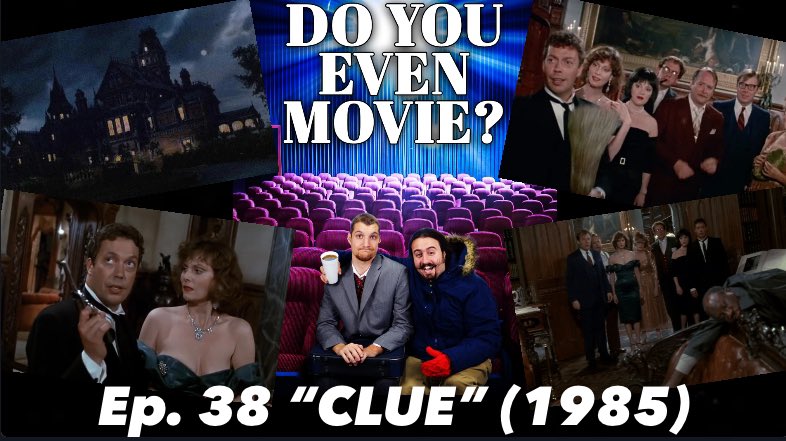 Don’t forget our newest episode is available now all about #1985 #Clue in honor of the late great #MartinMull ! Find our full episode now wherever you get your #podcasts ! 
#doyouevenmovie #doyouevenmoviepodcast