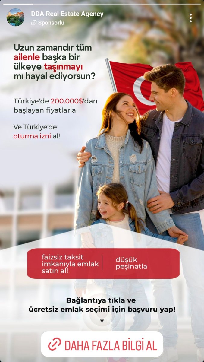 200 bin dolarım olsa da ben de oturma izni alsam...
Ayrıca faizsiz taksit imkaniyla emlak da satıyormuş paşam.
Ne de güzel pazarliyorlar Ülkemi
Yazıklar olsun!