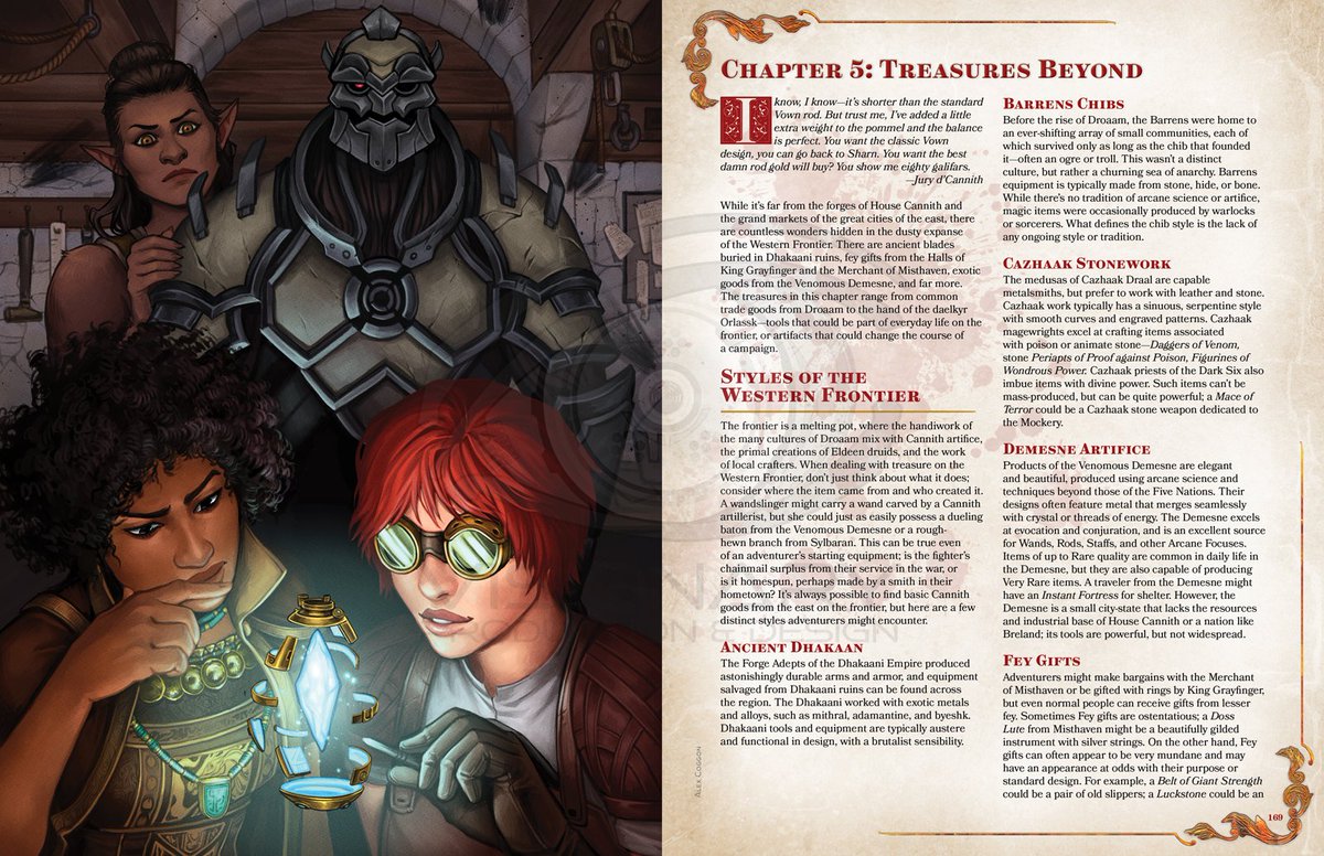 visionarypnd's tweet photo. This seems perfectly safe...
Discover more treasures in Frontiers of #Eberron: #Quickstone by @HellcowKeith and @ilgingell on September 17th at @dms_guild #DMsGuild and @roll20app! https://t.co/qCLR2OmTJl