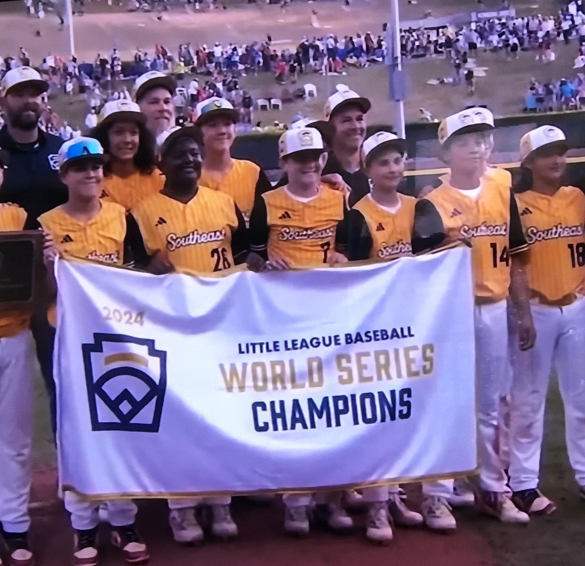 bodhielfman's tweet image. Congrats Florida on your incredible victory in the #LLWS 
I was on pins and needles!!