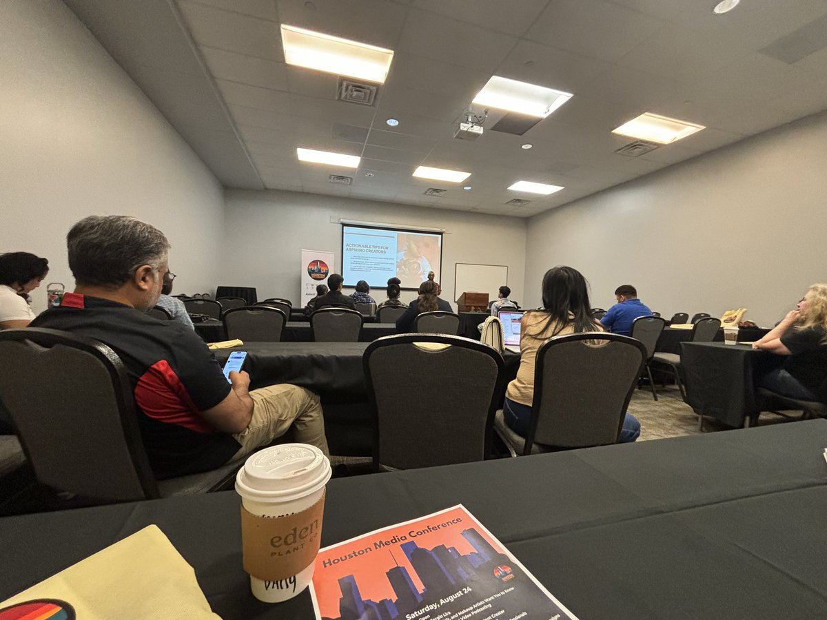 As the Houston Media Conference comes to an end, I feel inspired by all the creative minds and leave with a deeper sense of the changing Houston film and media landscape. 🤘✨