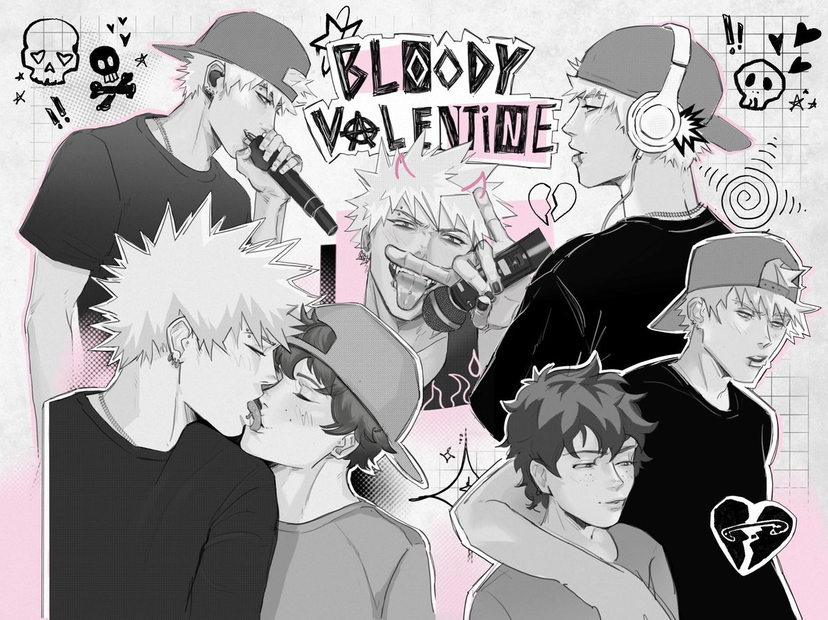 loserdekulover's tweet photo. musician AU bkdk based on a few scenes from my pookie @catsukib00 's thread https://t.co/1UzwMl3gl7