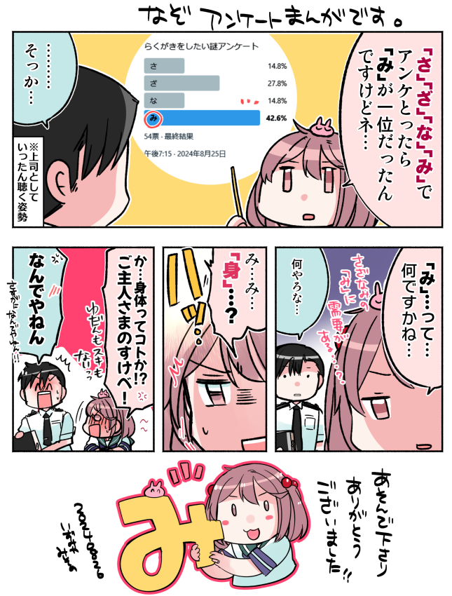 「さざなみの【み】!」(提督役×漣)