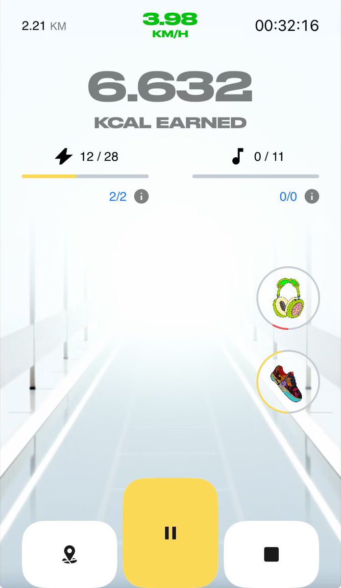 bcgsoldier's tweet image. 32分で16消費？
また改悪したの？それともバグ？
Coach 👞です(´・ω・)

#stepapp