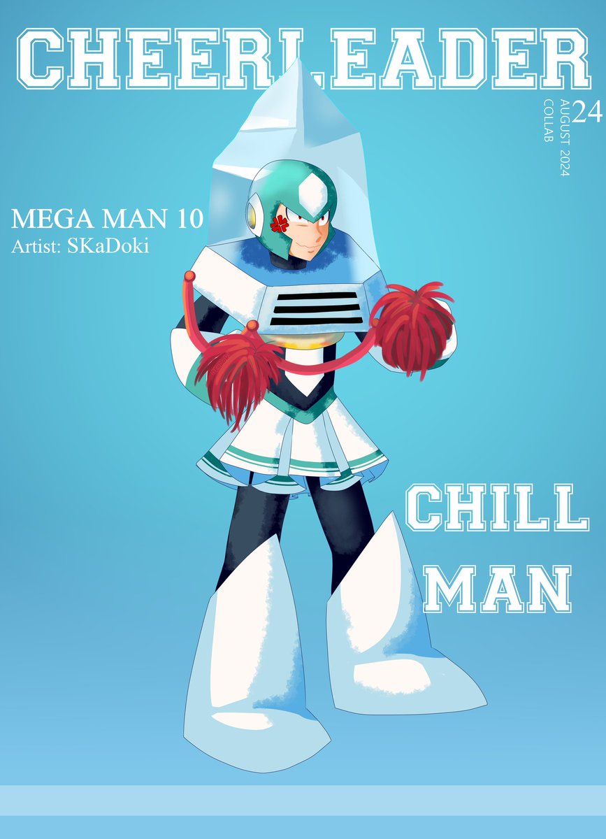 SKaDoki02's tweet photo. Cheerleader collab, BG by LessGalaXy 

#chillman #megaman #rockman #megaman10 #mmcheerleadercollab #megamancheerleader https://t.co/az6f2aaNH1