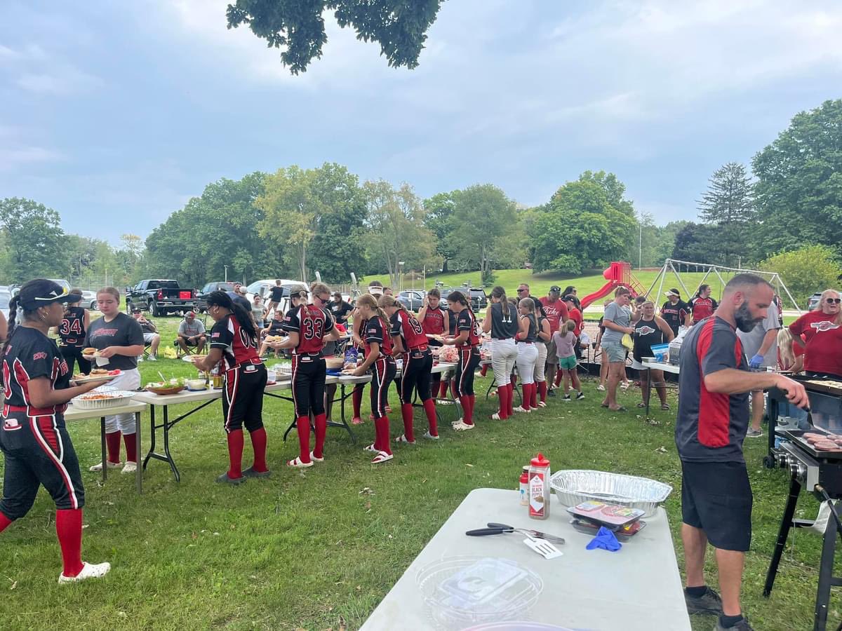 Good day for some softball and a cookout! Akron Racers 16U Friendlies!