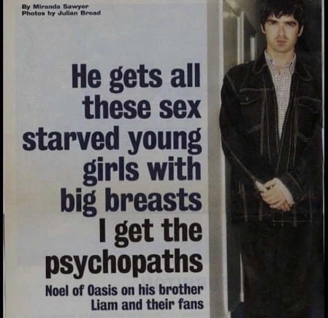 ultragloss's tweet photo. hope noel and liam can work this out before the oasis reunion https://t.co/qKc1L2pZd4