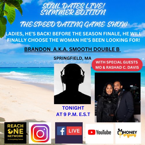 Watch live tonight at 9 p.m. E.S.T. 
Email us souldateslive@gmail.com to be a dater on the show. 
HONEY: DOWNLOAD THE APP ON ROKU TV
Click on the link below to stream live!
tvsw3-hls.secdn.net/tvsw3-chorigin…
Download HONEY to your ROKU TV now by clicking on the link below.