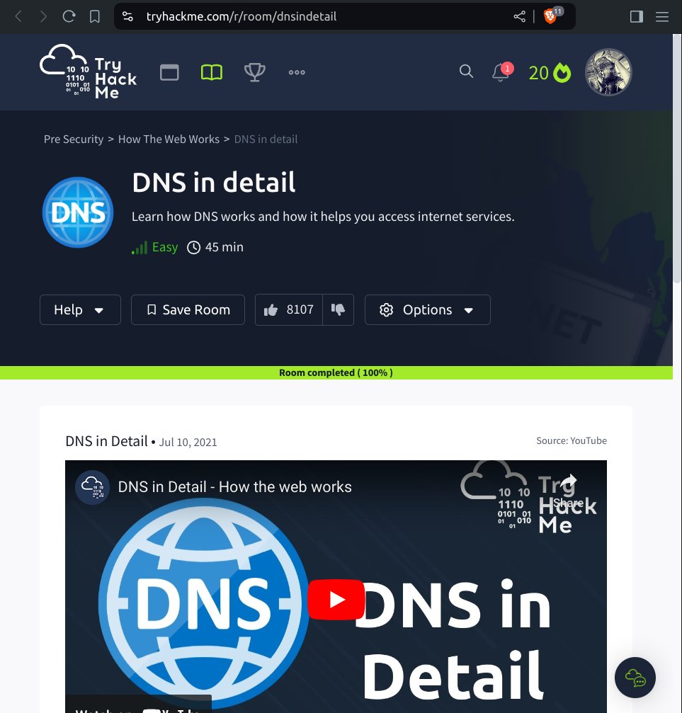 tee_sec's tweet photo. Day 24 of #30DaysofKaizenChallenge

❎studied what is DNS
❎domain hierarchy; root, top-level &amp; second-level domain
❎learnt DNS records types
❎learnt what happens when DNS request is made

@allenharper
@tryhackme
#LearnInPublic https://t.co/RQxtw6EePL