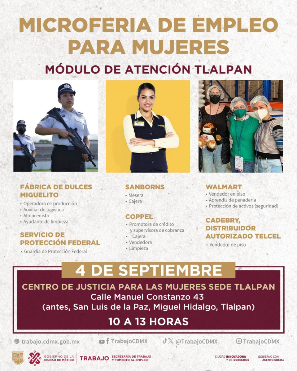 Servicio Nacional de Empleo CDMX tweet media