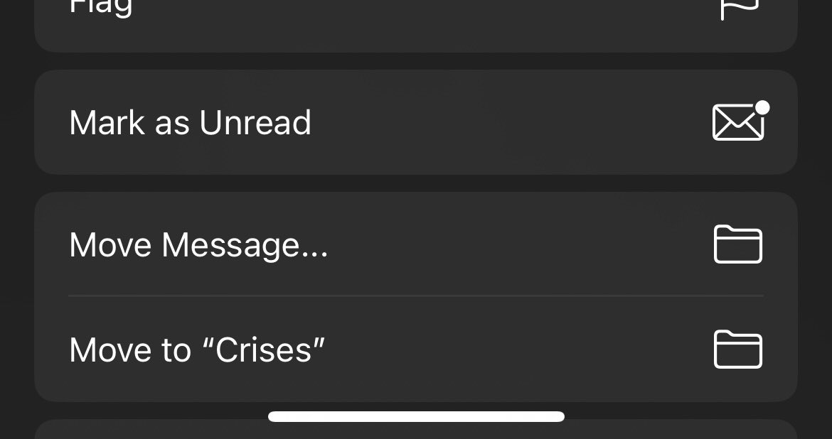 Totally normal that my inbox behavior caused Apple to generate this email shortcut, nothing to see here