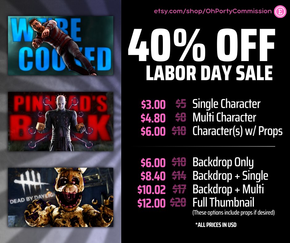 Running until 9/2!