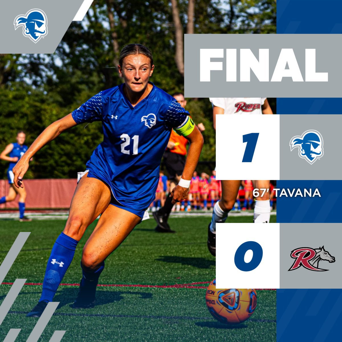 We pick up our second win of the season‼️ 🏴‍☠️⚽️

Nat delivers and we earn our first shutout win of the season 👊 We'll next head to Princeton on Thursday 

#HALLin 🔵⚪️