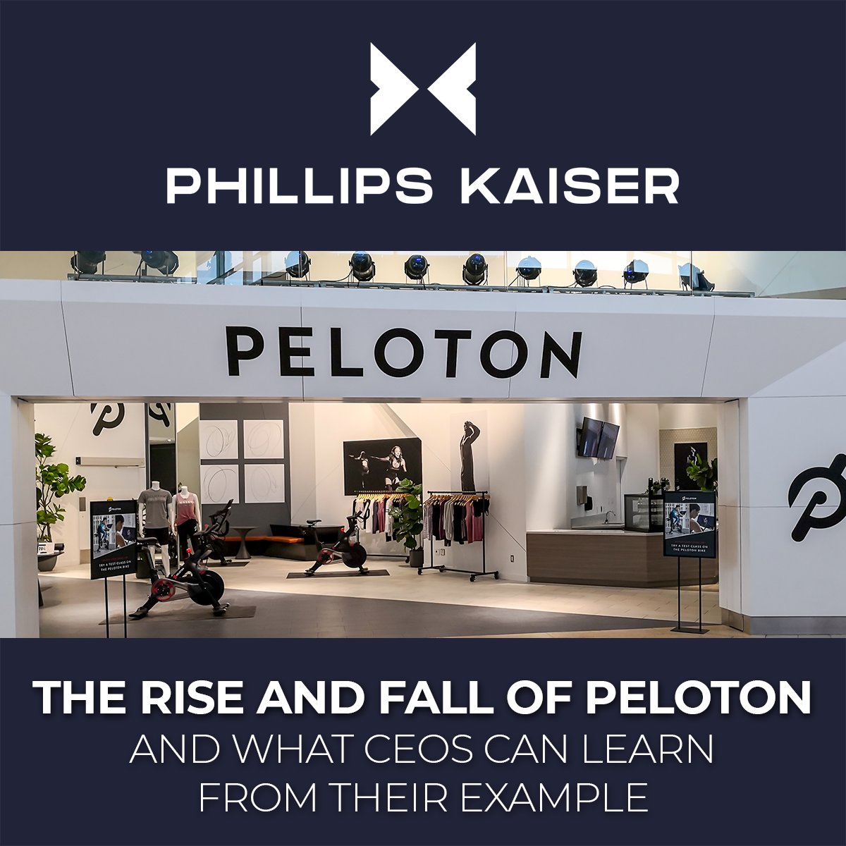 The Rise and Fall of Peloton --- And What CEOs Can Learn from Their Example - bit.ly/3L8S9xt

#CEOs #Houston #business #businesslaw #peloton #phillipskaiser #