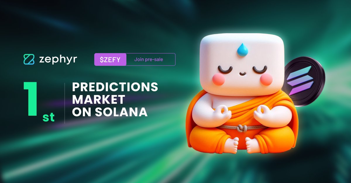 CryptoHub | Web3 Tools (@cryptohub_tools) on Twitter photo 🚀 Excited to share our latest article on <a href="/Zephyr_Platform/">Zephyr ($ZEFY)</a>, Solana’s first decentralized prediction market!
🌐 Learn what this game-changing platform brings to the crypto space.
🔗Read More About It: blog.cryptohub.investments/cryptohub-host…
#Crypto #Zephyr #Solana #DeFi #PredictionMarket 🚀 Excited to share our latest article on <a href="/Zephyr_Platform/">Zephyr ($ZEFY)</a>, Solana’s first decentralized prediction market!
🌐 Learn what this game-changing platform brings to the crypto space.
🔗Read More About It: blog.cryptohub.investments/cryptohub-host…
#Crypto #Zephyr #Solana #DeFi #PredictionMarket
