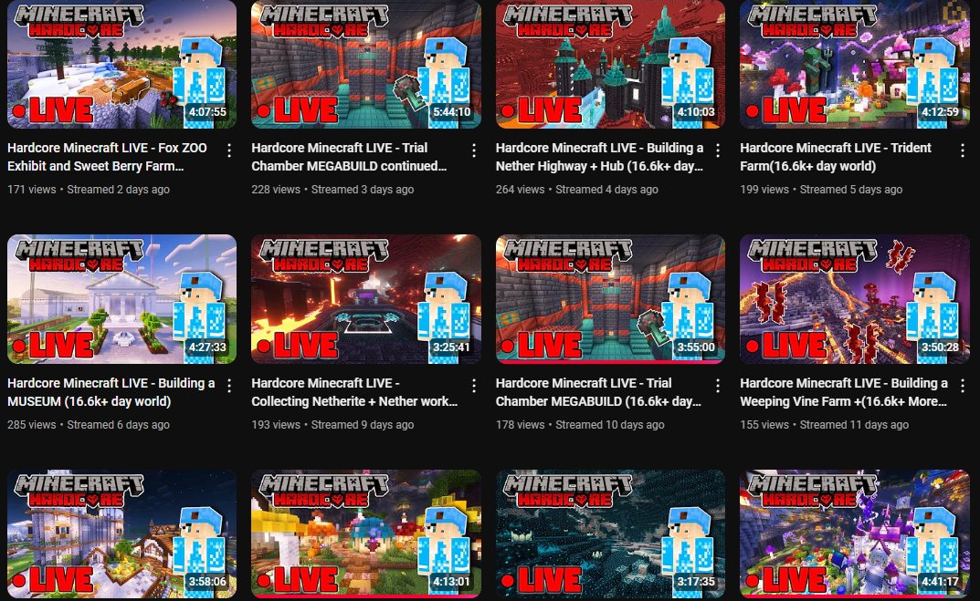 taneeshahogan's tweet image. Just a reminder that my Hardcore world is now being Dual-streamed on Youtube! So if you ever want to catch up on an episode, the Vods should be much easier to sort through now!💙youtube.com/taneeshahogan