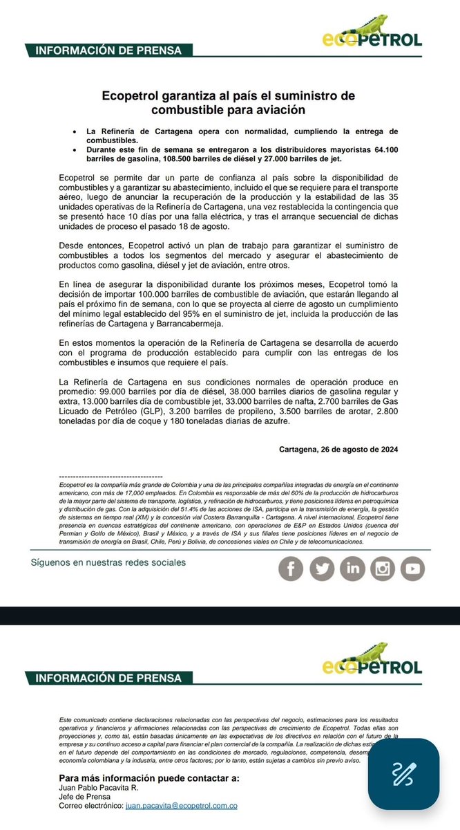 Gustavo Petro tweet media