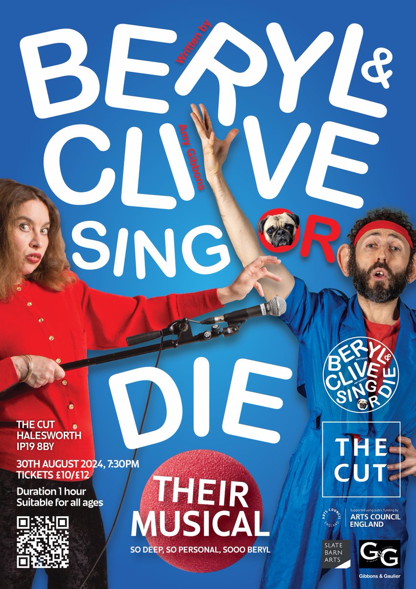 One night only at The Lantern Theatre on 29th August and at The Cut on 30th August. ⭐️⭐️⭐️⭐️⭐️
 “I laughed and laughed and laughed…go to Beryl &amp; Clive, it’s very very funny”
"Brilliantly Written &amp; crafted and such talented performers, you’ve got to come and see it." #comedy
