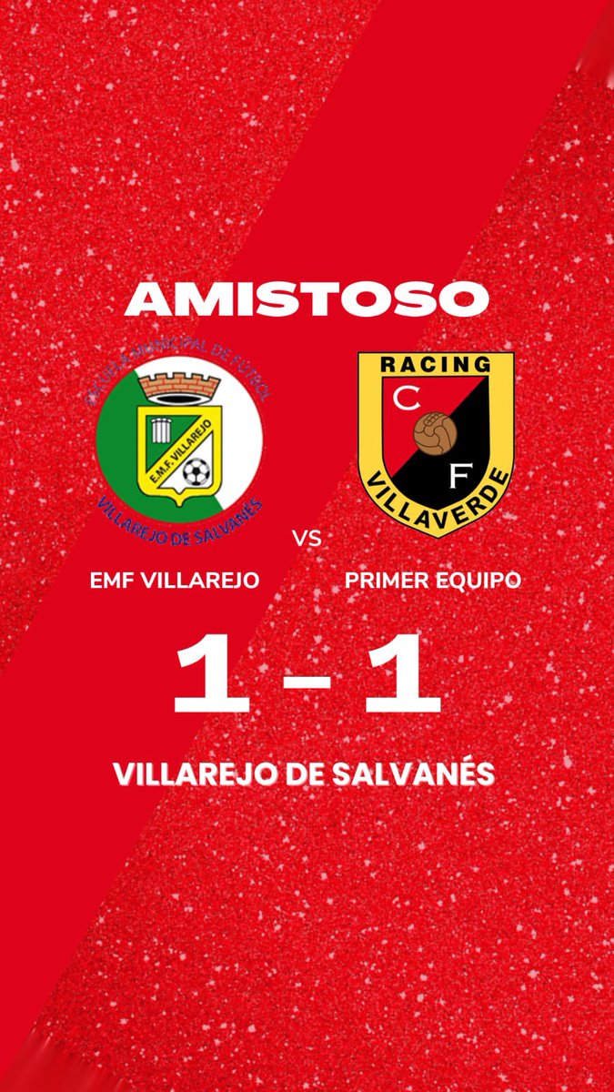 Estos son los resultados de nuestro primer equipo en los amistosos de este fin de semana.