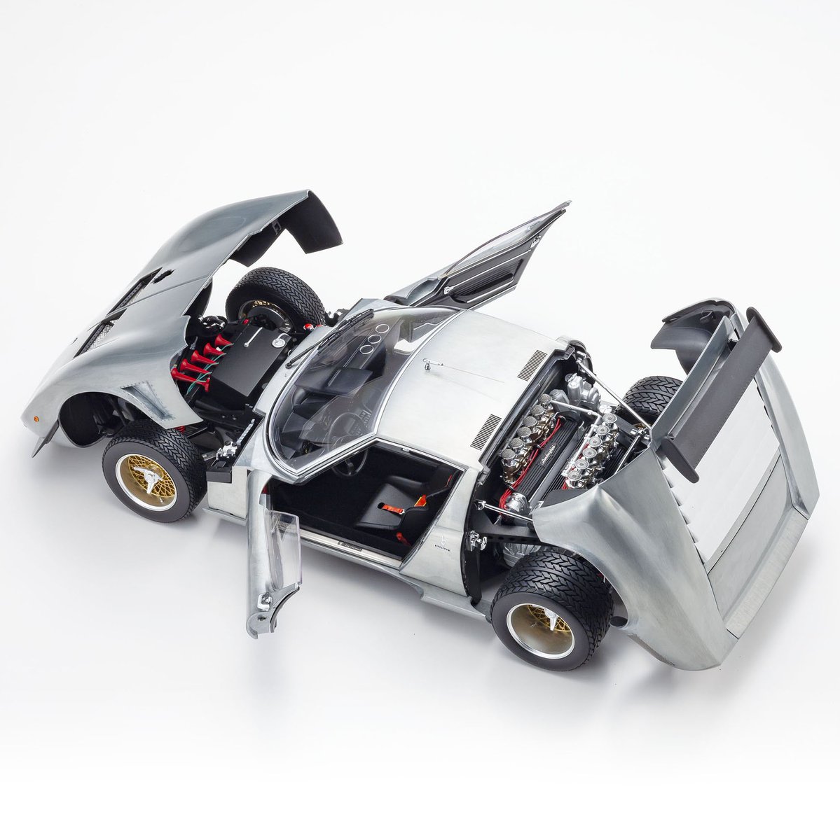 発売中の1:12 ランボルギーニ ミウラ SVR ポリッシュド 世界限定数100