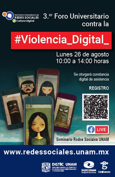 lucianawainer_'s tweet photo. Mañana lunes a las 11 am estaremos hablando de violencia digital con @Pizu y Juan Manuel Torres Esquivel 
 en @DGDCUNAM 👇🏼 https://t.co/sJRldGwbhc