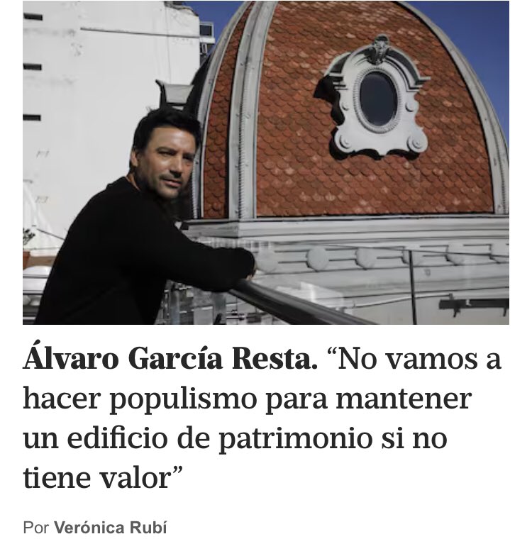 EAdamovsky's tweet photo. Se suma otra definición al concepto más absurdo de las ciencias sociales: “populismo” es proteger edificios antiguos sobre terrenos que quisiera comprar un desarrollador inmobiliario. https://t.co/xccMNmcXqB