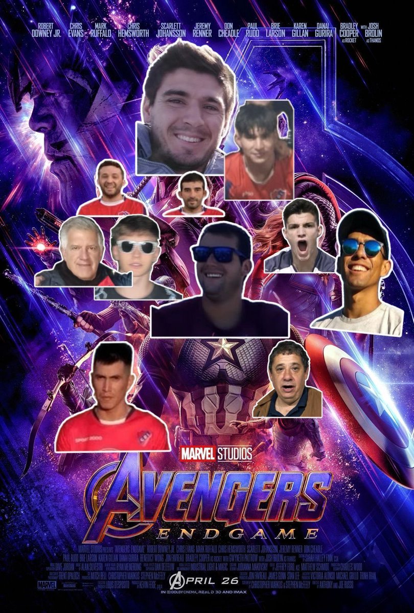 CDIRioColorado's tweet photo. Nuestro vengadores ❤️💙❤️😎😎😎 https://t.co/CyUOzeGXLr