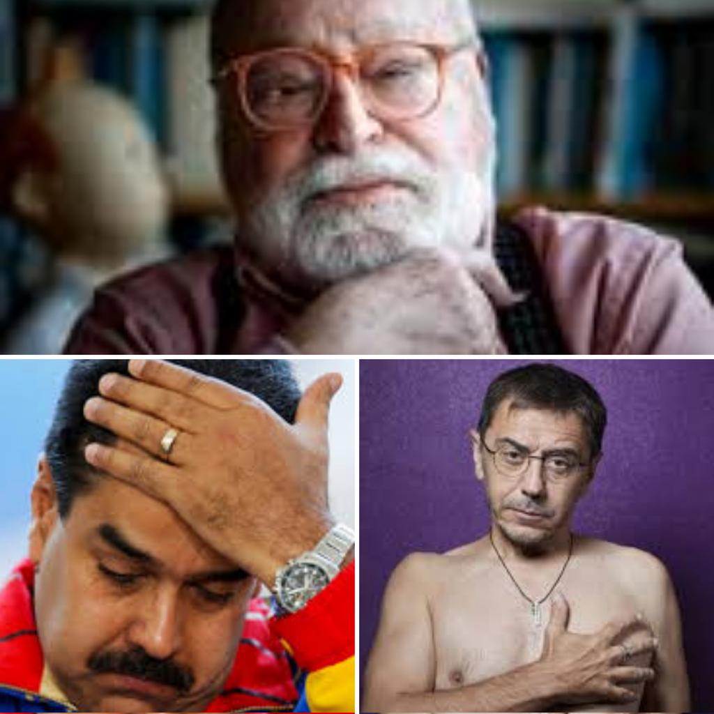 ChuoTorrealba's tweet photo. "Maduro carece de encanto para nadie (salvo Monedero, que es precisamente nadie)..."
Fernando Savater escribe sobre Maduro, Monedero y Zapatero en su artículo elegantemente titulado
"Los h... de p..." https://t.co/ZkudioHNER vía @TheObjective_es https://t.co/D5062fXKLI