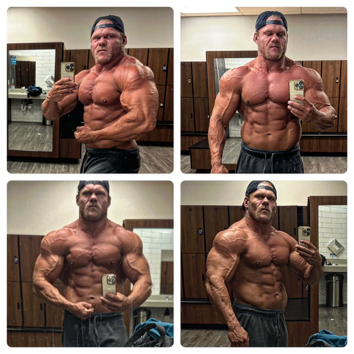 alexhammerstone's tweet photo. Shots from todays session.

Nailing the plan. 

Dropping body fat.

Leveling up. https://t.co/OCAyQdKMS1