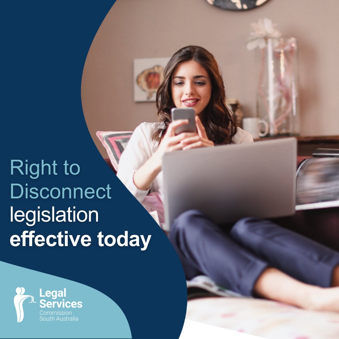 🚨 The Right to Disconnect is now in effect! Eligible Aussies can legally ignore work communications outside of hours unless it's necessary. 
15+ employees: Law starts today.
Small businesses: Starts Aug 26, 2025.
Info: fairwork.gov.au/newsroom/media…
📞 Legal Help? Call 1300 366 424