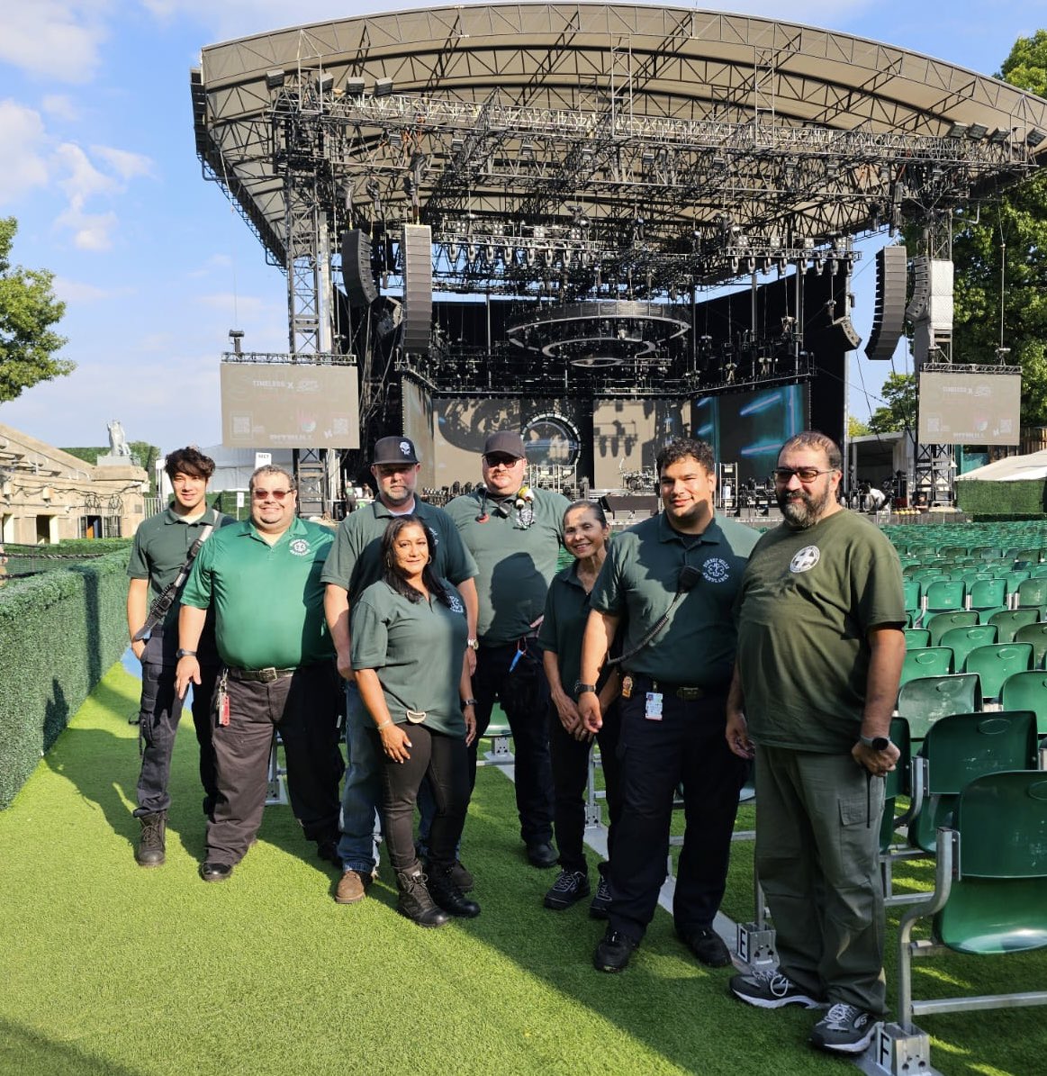 FHVAC crew on standby tonight for the <a href="/Pitbull/">Pitbull</a> concert at <a href="/ForestHillsStdm/">Forest Hills Stadium</a>