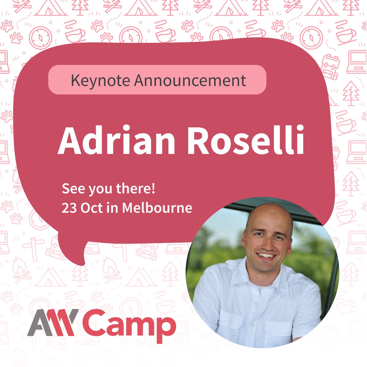 We’re thrilled to announce that <a href="/Adrian/">adrian</a> Roselli will be our keynote speaker at this year’s A11y Camp! 

Don't miss this opportunity to learn from one of the best in the field. 

Register for A11y Camp 2024: events.humanitix.com/a11y-camp-aust…

#Accessibility #a11y #A11yCamp