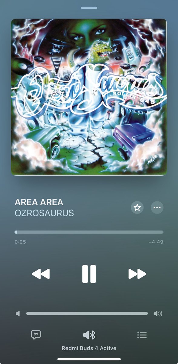 MABandMAB's tweet photo. ランダムででた曲一曲目がこれだと
1日たのしくなる
#AREAAREA
#OZROSAURUS https://t.co/w8MyErfbjh