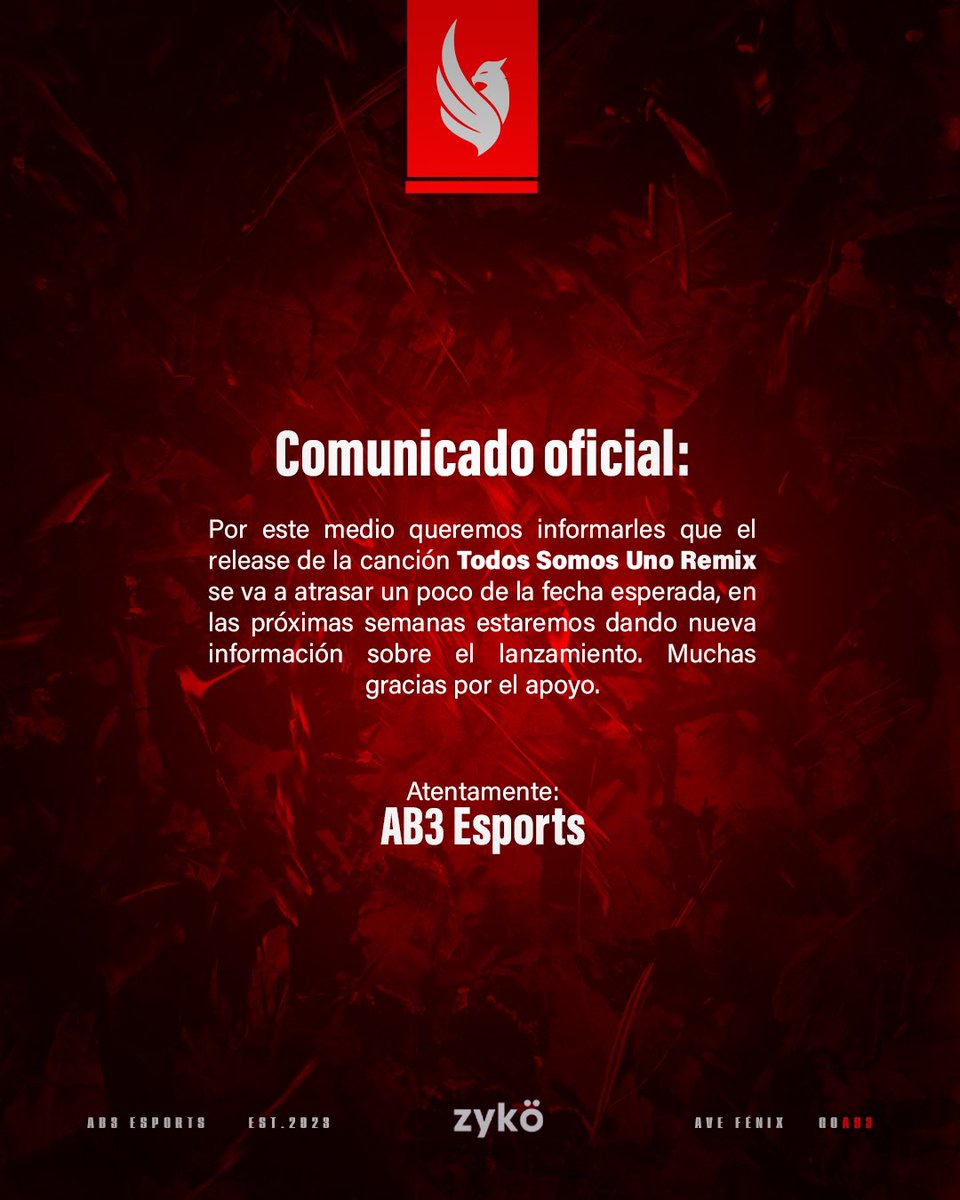 AB3_Esports's tweet photo. 🚨Comunicado🚨 https://t.co/pkqAOaYHKM
