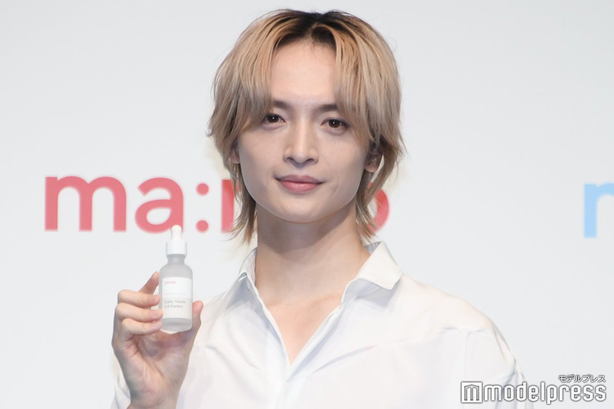 modelpress's tweet photo. 玉森裕太、韓国スキンケアブランド
「ma:nyo」アンバサダー就任💎

🔻写真・詳細
https://t.co/ehZliTI8bK

#玉森裕太 #玉ちゃん #キスマイ #KisMyFt2 @KMF2_0810MENT https://t.co/DIFuYZS0bL