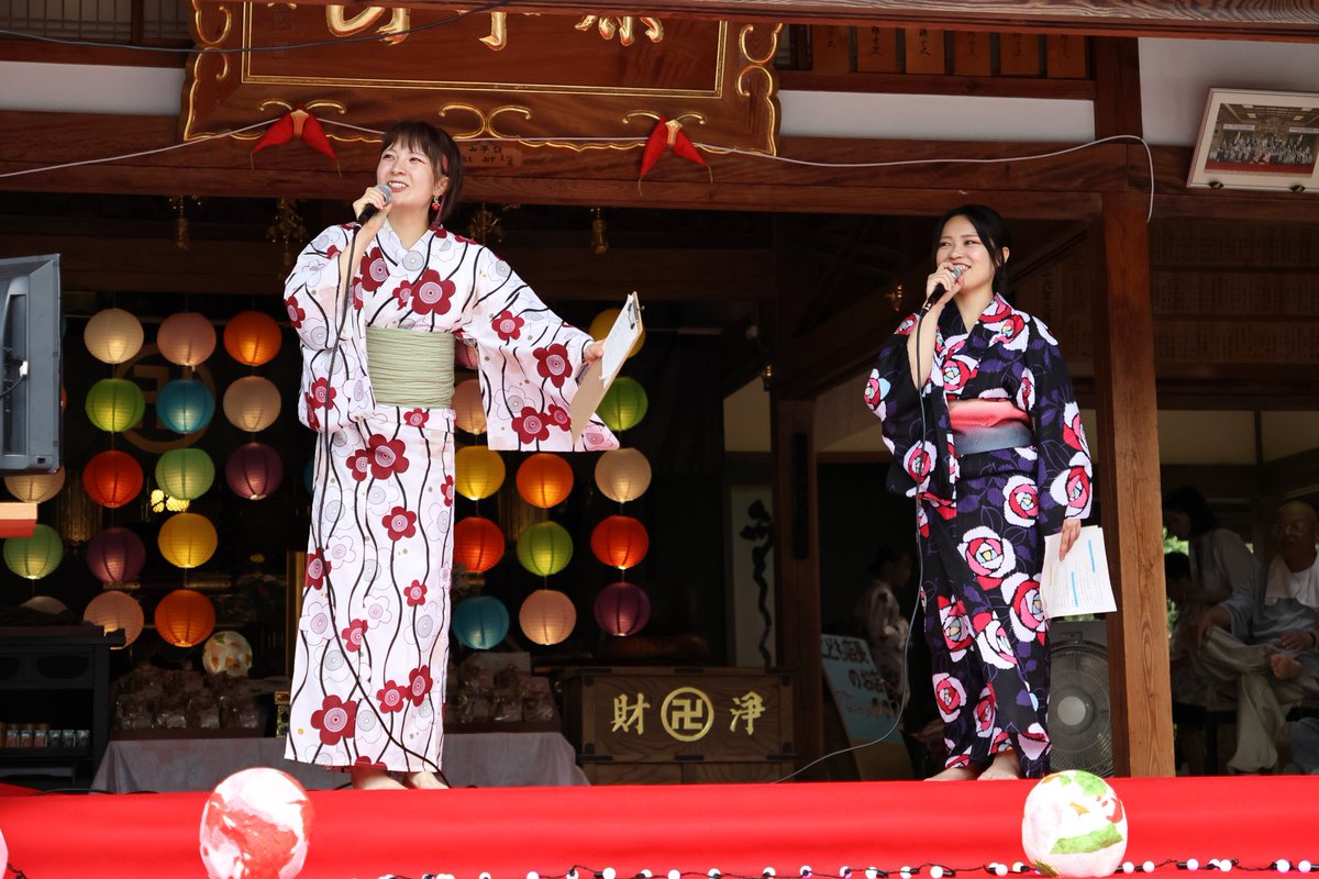 himeji503's tweet image. 8月24日　寿福寺でのxilinx.ライブ🤩
うまちゃん。とanjieeeは、カラオケ大会の司会もされていました😊
#xilinx.