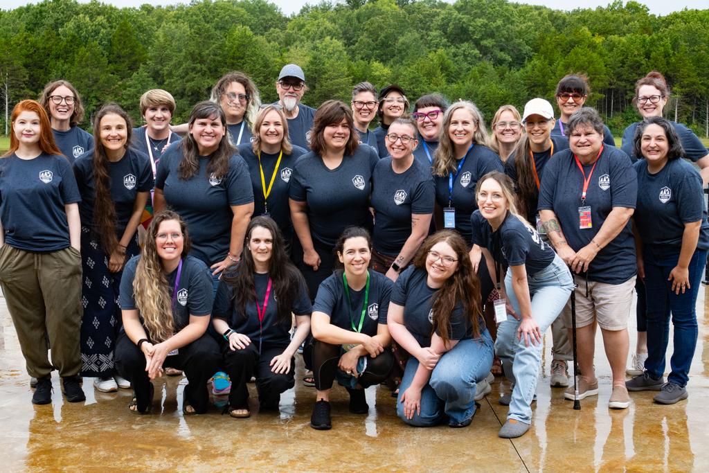QueengamesUS's tweet photo. We are all traveling back home after a successful Women's Game Design Retreat at The Gamers Ranch with @EagleGryphon and @Insideupgames 
.Thank you to all the wonderful women who participated and made our dream come true. https://t.co/J09eLNF5HN