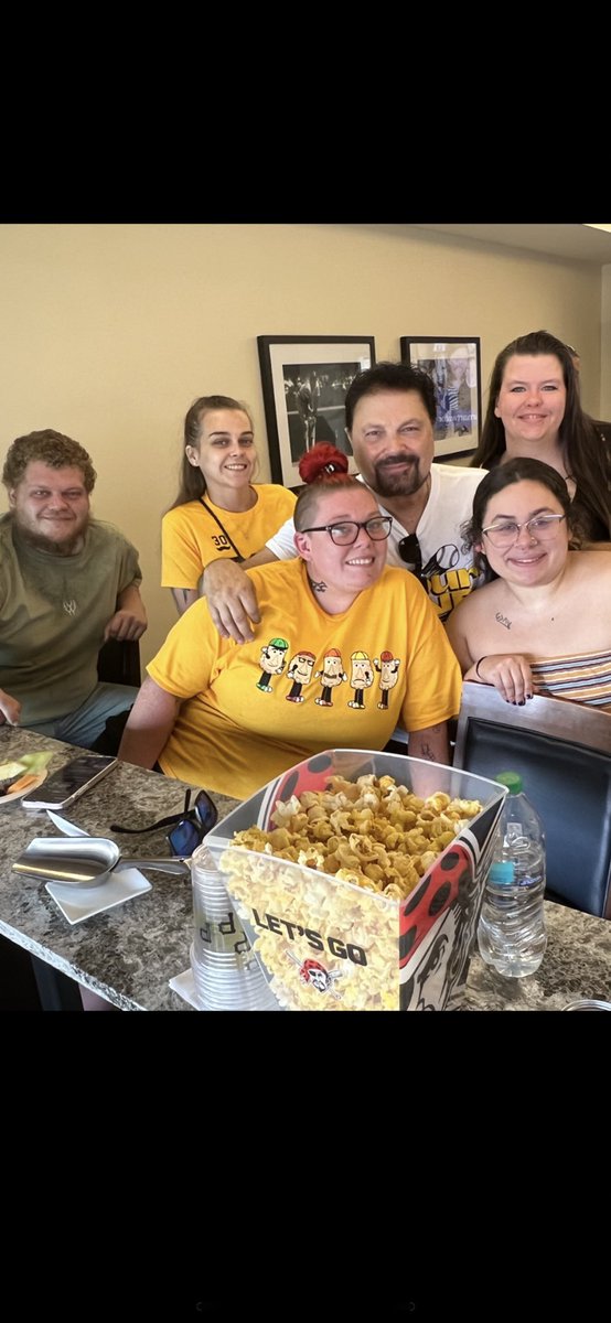 had a great time today with our yinzer hot dog team watching our pirates win with a walk off home run..go bucs!