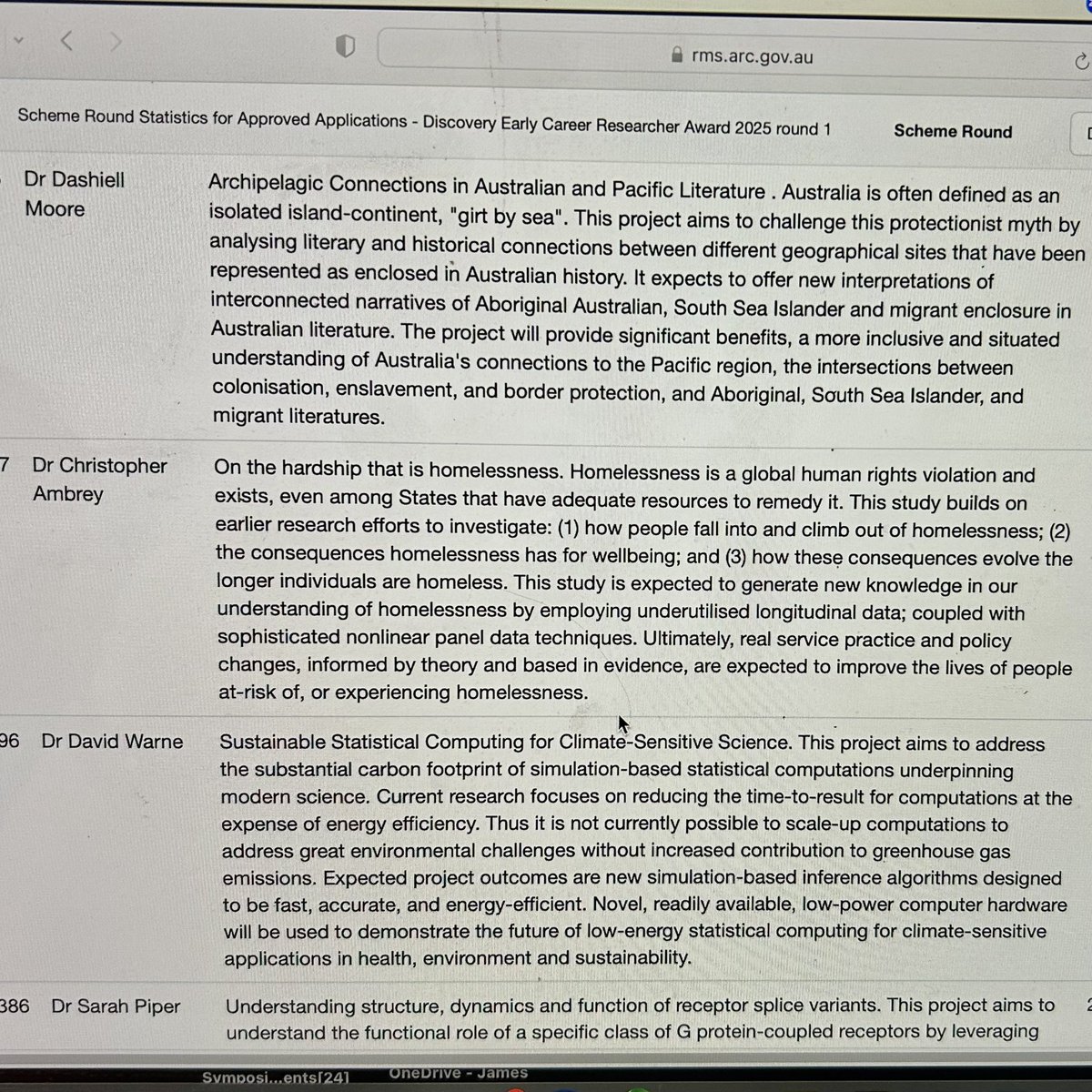 Sincere congratulations to all <a href="/arc_gov_au/">Australian Research Council</a> DECRA recipients and especially Roderick Fellow @DashiellMo98154 for a project dear to my heart aligning with aspects of cambriapress.com/pub.cfm?bid=711