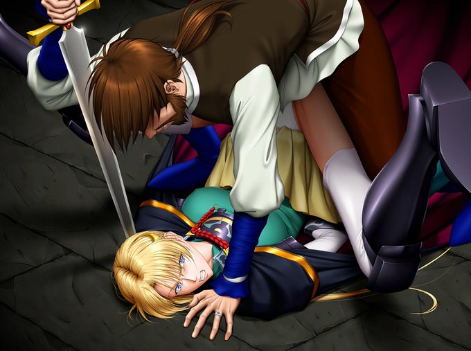 新作のシャロンのまんぐり返しCGその6😉
H用に追加したポルックスの基本差分。
シャロンのポーズがアレなので結構強引なポーズになってます。
剣が設定よりも短いのはこれ以上長くするとせっかくの差分の手が見えなくなるので出来なかったらしいよ。😣

https://t.co/pBgs7XJwHY 