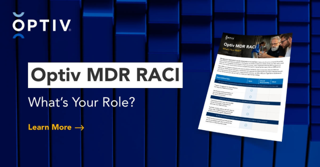 htrcase's tweet photo. When building your #SecOps strategy, it’s important to know roles and responsibilities – enter the @Optiv managed detection and response (MDR) RACI chart: https://t.co/uZjPhuXWjJ https://t.co/VCpavPwekP
