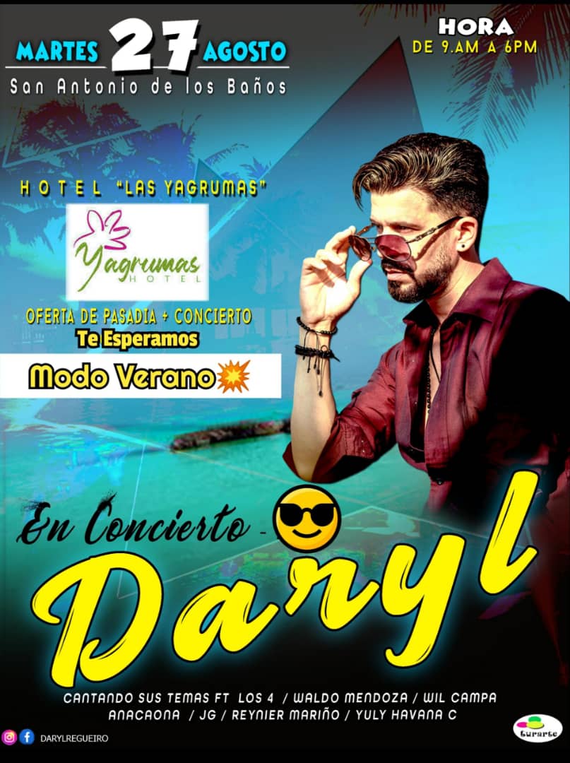 El Ariguanabo promete una semana para el cierre del verano 2024,pasa un martes diferente con la familia .
#SanAntoniodelosBaños
#ArtemisaJuntosSomosMás 
#ModoVerano2024 
#ariguanabotienesuswing
<a href="/AsmbleaMu94569/">Asamblea Municipal Artemisa</a> 
<a href="/ELeyva63647/">Viceintendente SAB</a> 
@