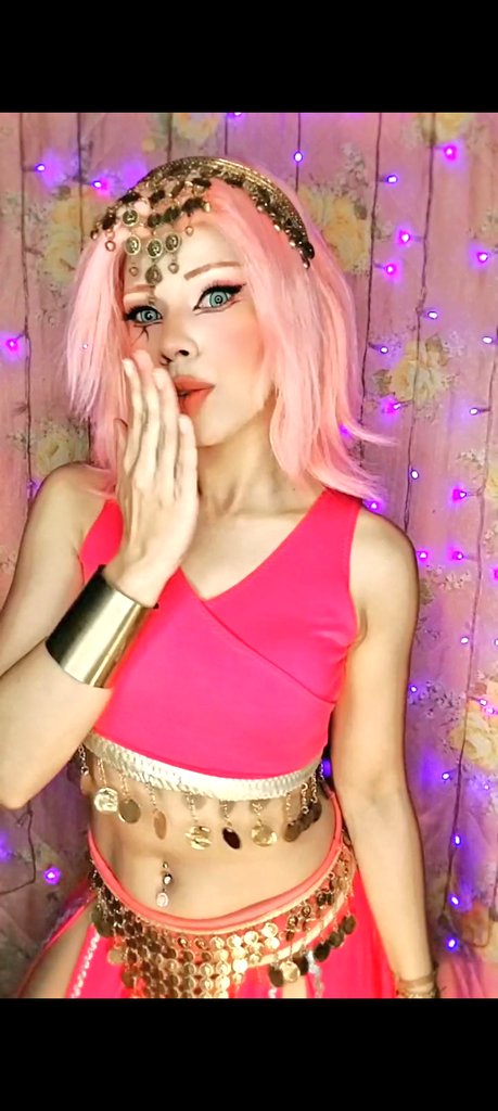 ItsMeSaskya's tweet photo. Sakurinha dançarina do ventre 🌸✨️ https://t.co/5IiTYE4dqT