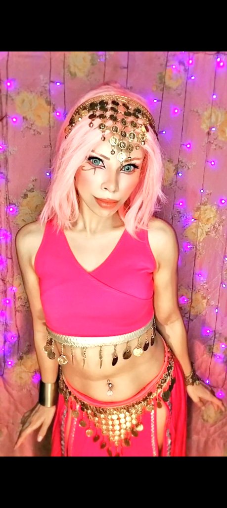 ItsMeSaskya's tweet photo. Sakurinha dançarina do ventre 🌸✨️ https://t.co/5IiTYE4dqT