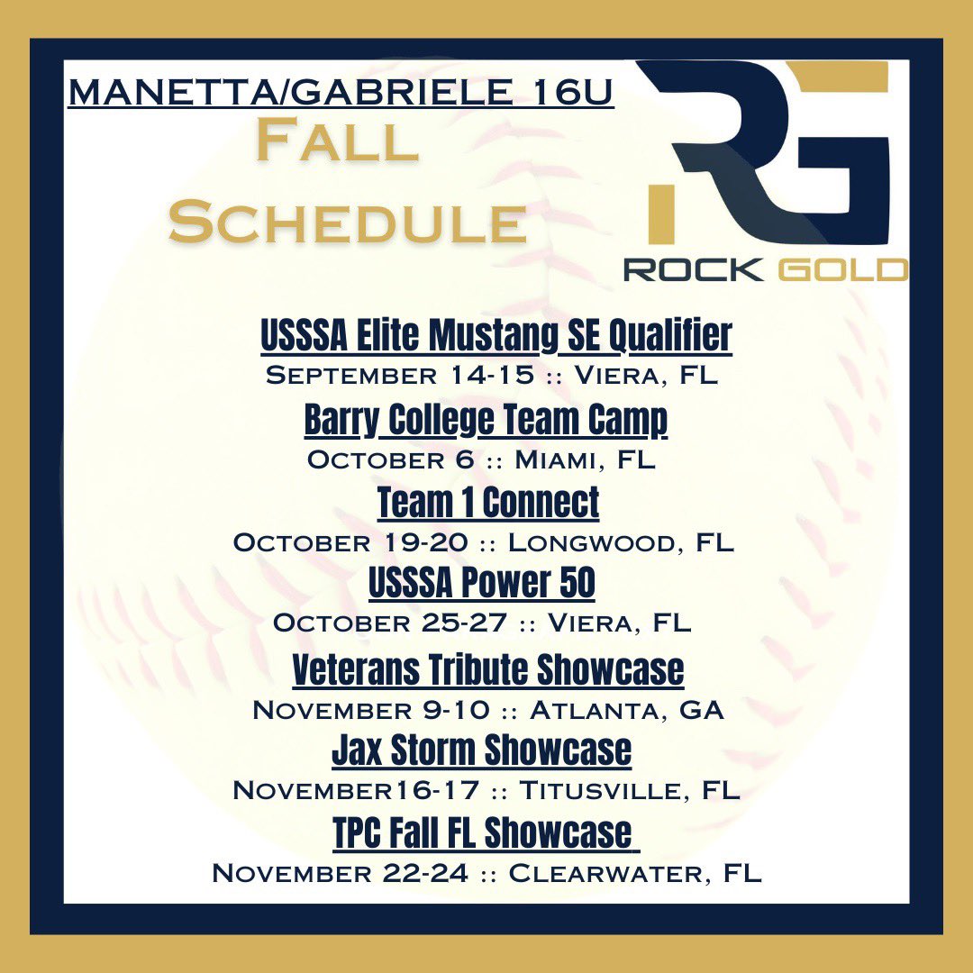NovaleeW27's tweet photo. I am looking forward to this upcoming fall season!! I can’t wait to get back out there with the girls and improve my game!! Here is the 2024 fall season schedule!! 💙💛

@SBRRetweets @CoastRecruitsSB @SunilSportsNews @CoastRecruits @RockgoldMG #RockFam #RepTheRock https://t.co/5biq9xf6mB