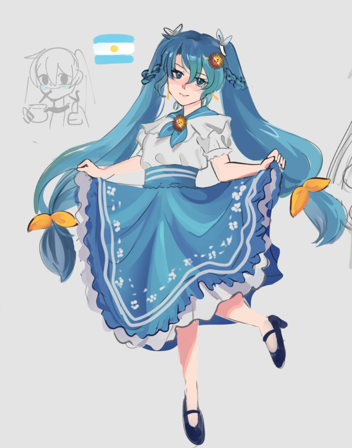 seysech's tweet photo. argentina hatsune miku :) https://t.co/s2mEOFWe5R