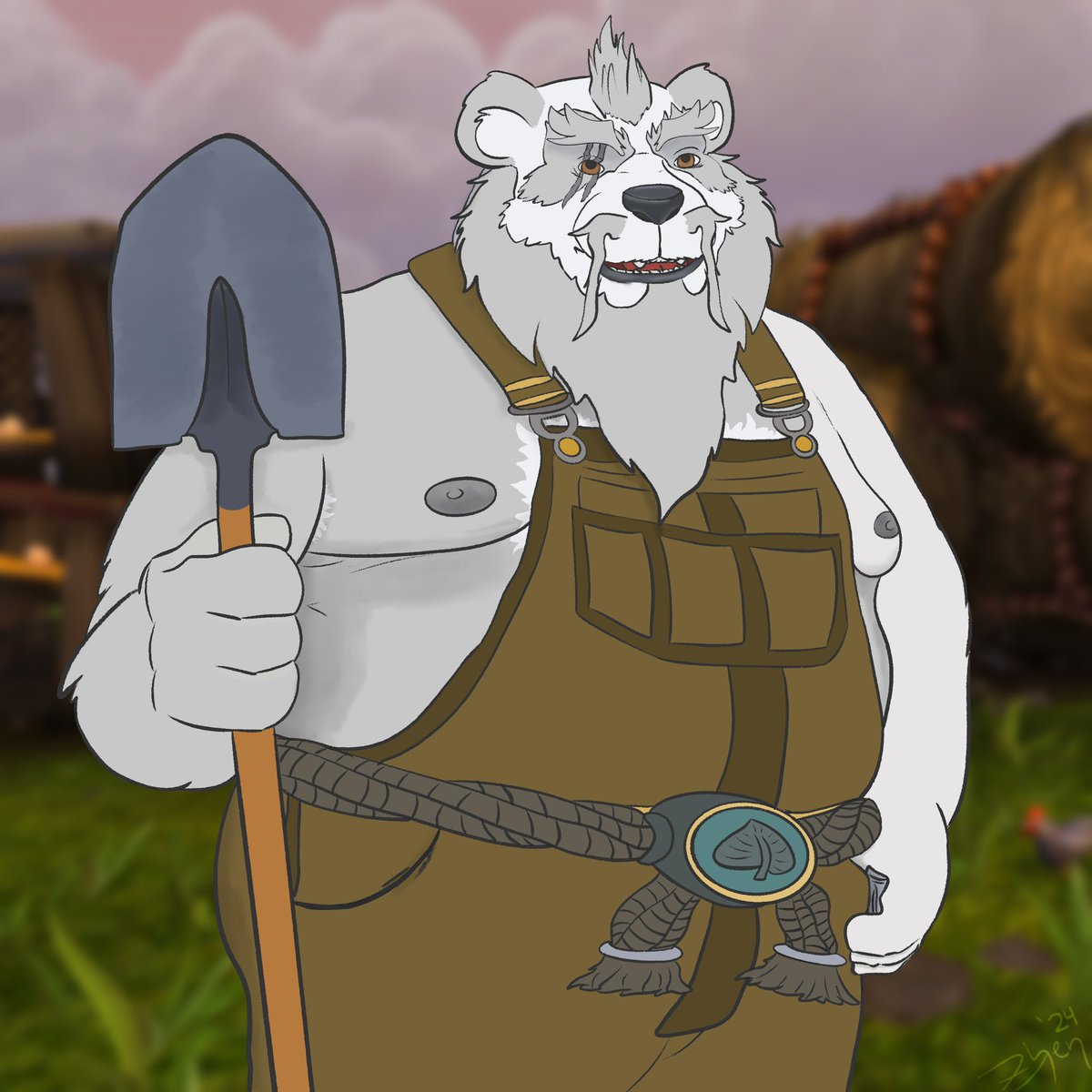 Here’s another one of Guan. The one on the left has a slight red filter.