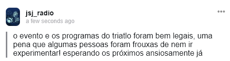 jsj_radio's tweet photo. Ah nony, algumas pessoas podem ser mais tímidas, ter dificuldade ou realmente não estavam a fim… Mas só de terem ido prestigiar o evento já é bacana, não é? Concordo com você, realmente foi tudo muito legal! Quero mais! https://t.co/FL8dAvSMJJ