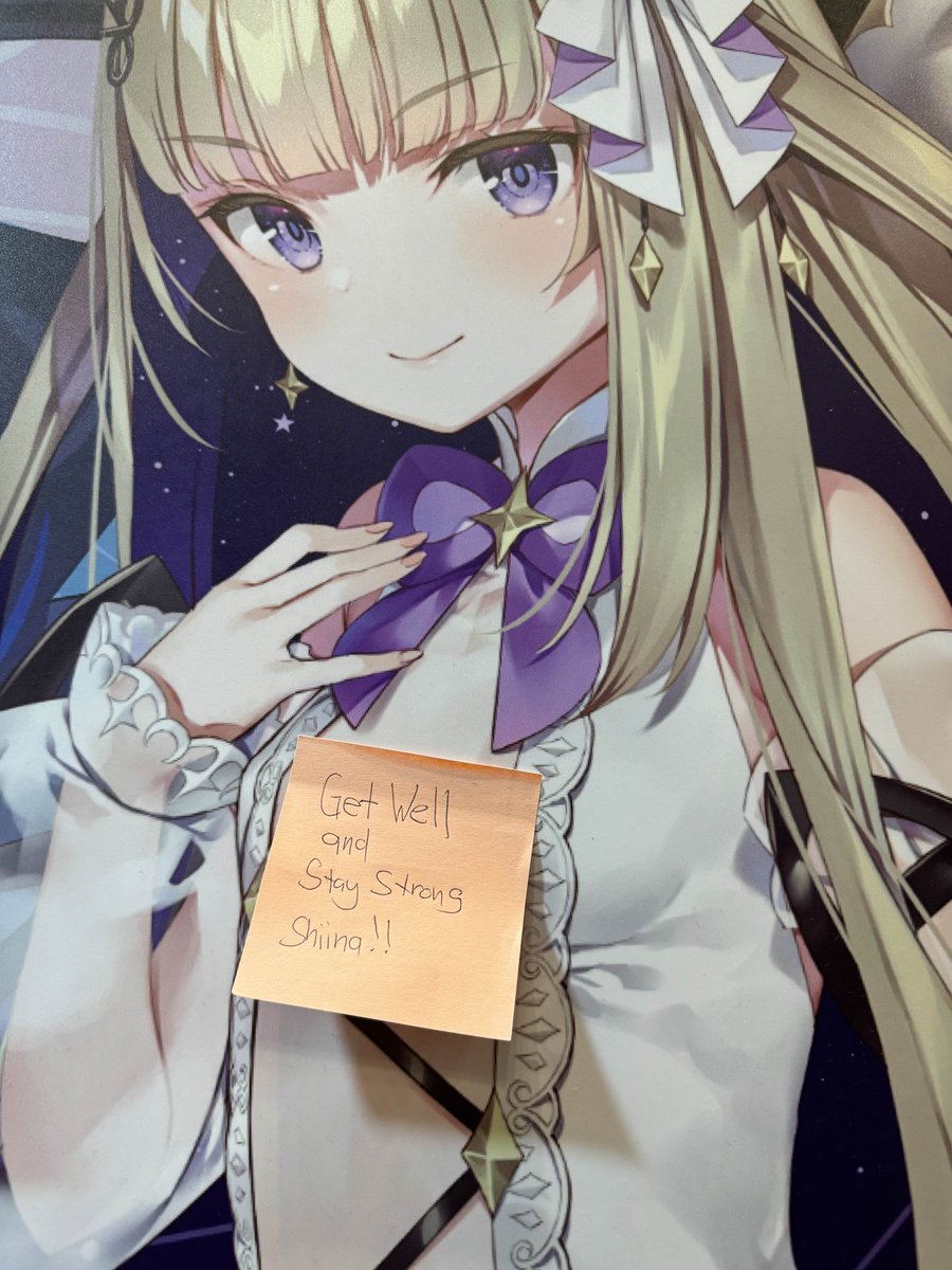AmanogawaShiina's tweet photo. Sakana sent me this picture. Thank you Cookie. 🥹♥️ Definitely cried a little. Really touching. https://t.co/ZIbMqqnpBA